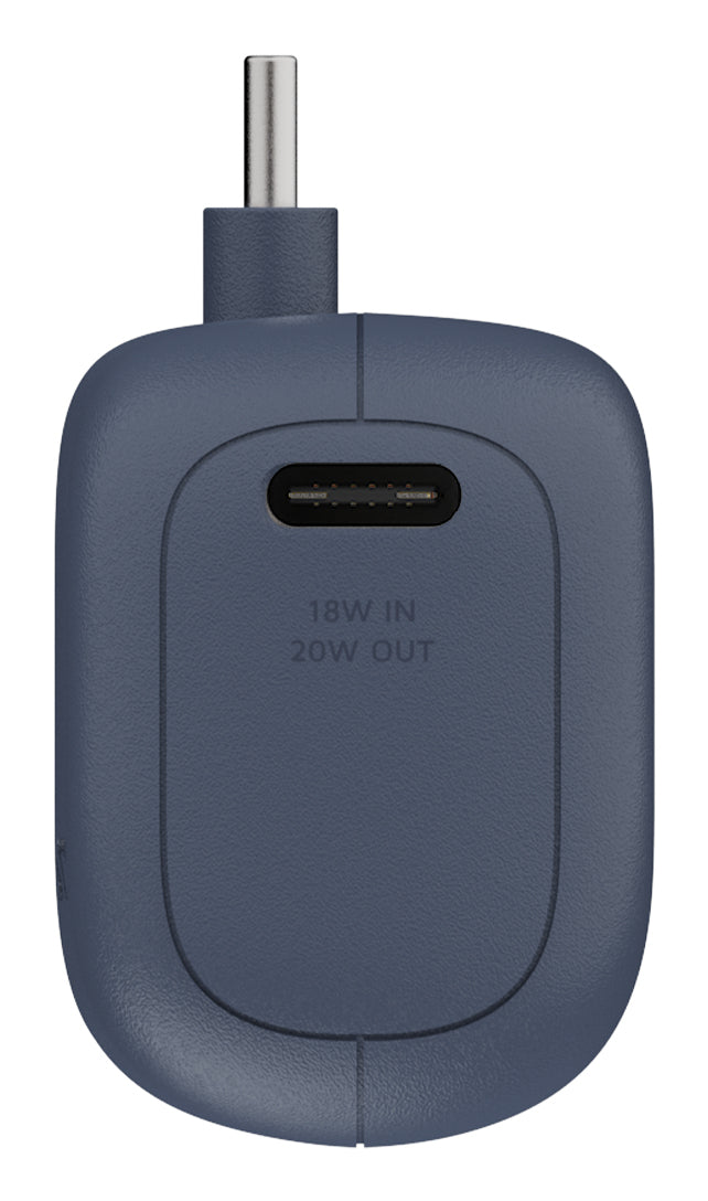 Xtorm Go2 Powerbank 5'000 mAh – 20 W PD, 1× USB-C, blau