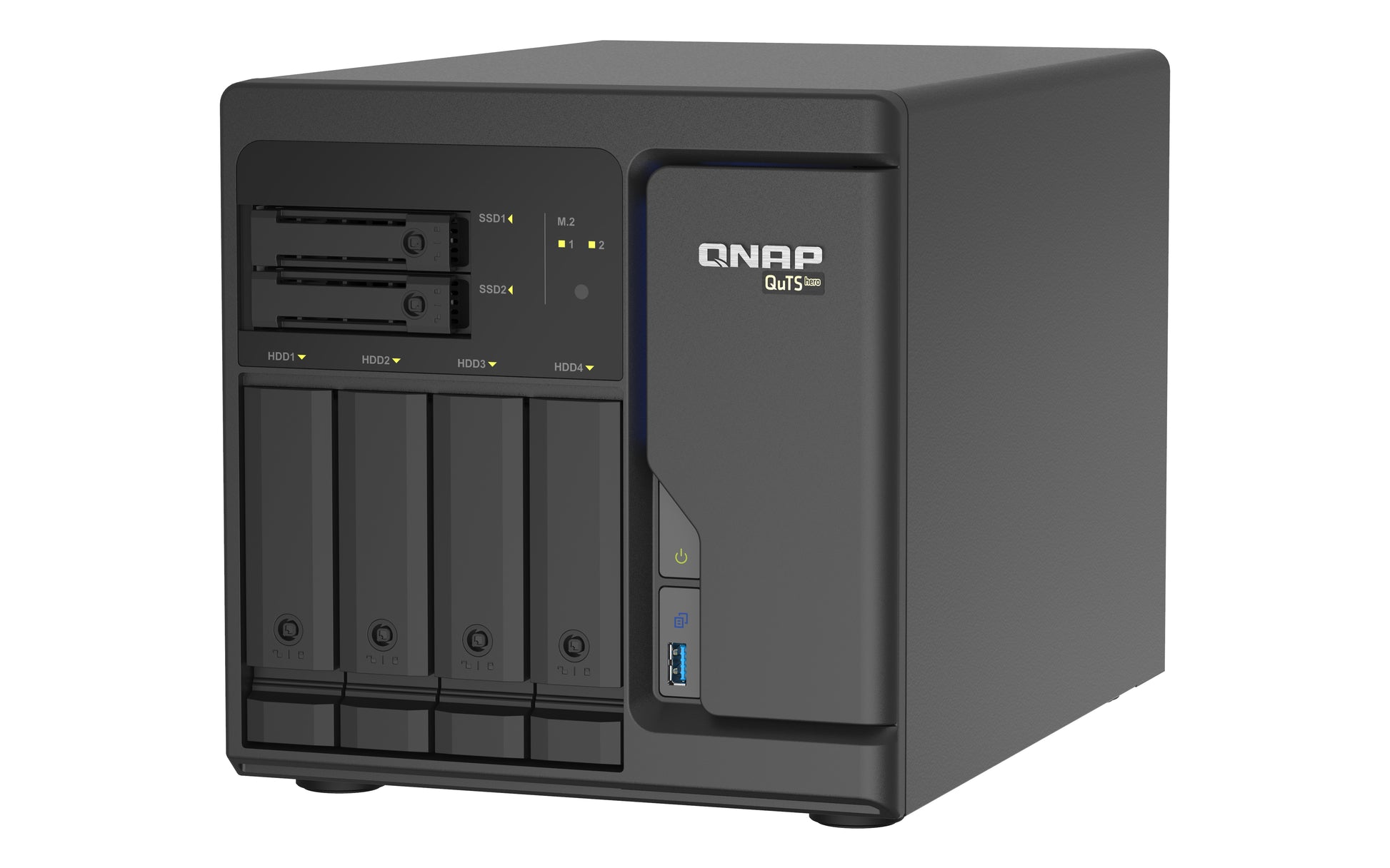 QNAP TS-h686 D1602-8G-BRO Speichergerät – 4×2,5 GbE, 3×USB 3.2, Intel Xeon D-1602, 8 GB RAM