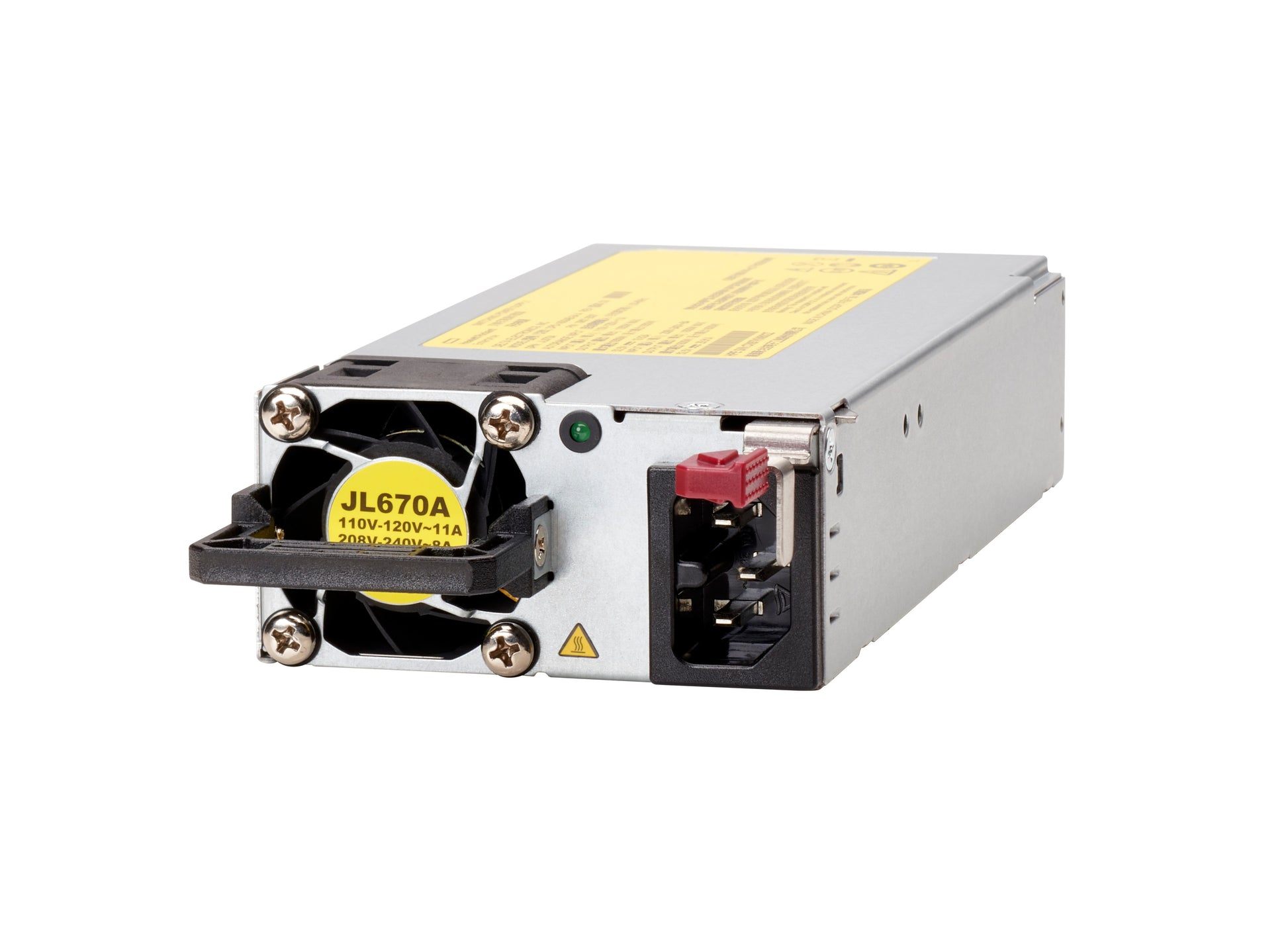 HPE Netzteil – 1600 W, 54 V – für Aruba X372, Aruba CX 6300 – Metallisch
