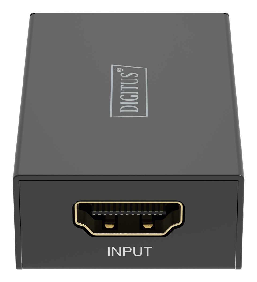 Digitus AV-Repeater – 8K/60 Hz, HDMI 2.1, 13 m, USB-gespeist – Schwarz, Metall