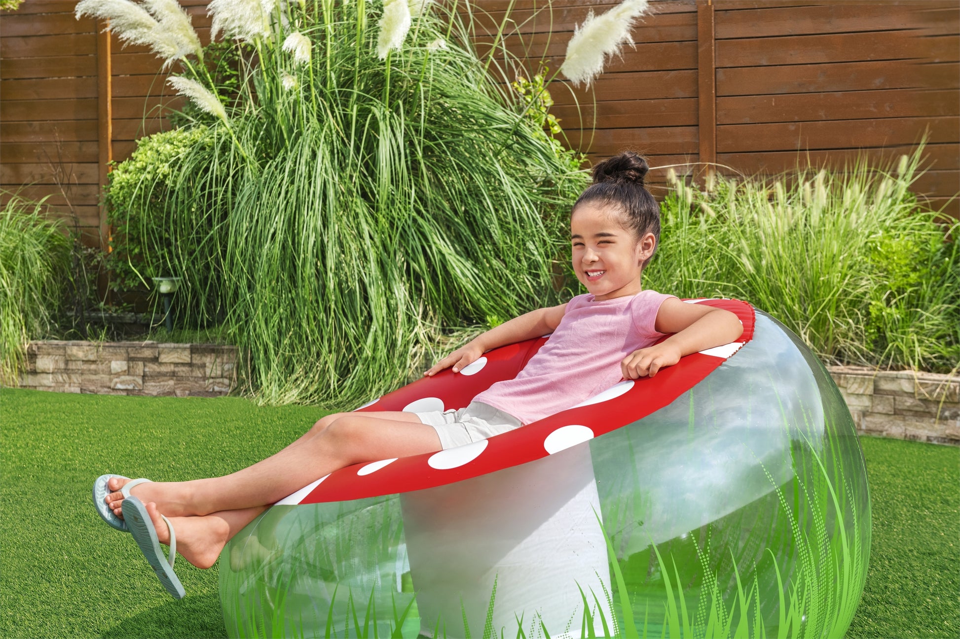 Bestway Kinderstuhl – 112 × 112 × 66 cm – PVC – mehrfarbig – mit Flickzeug