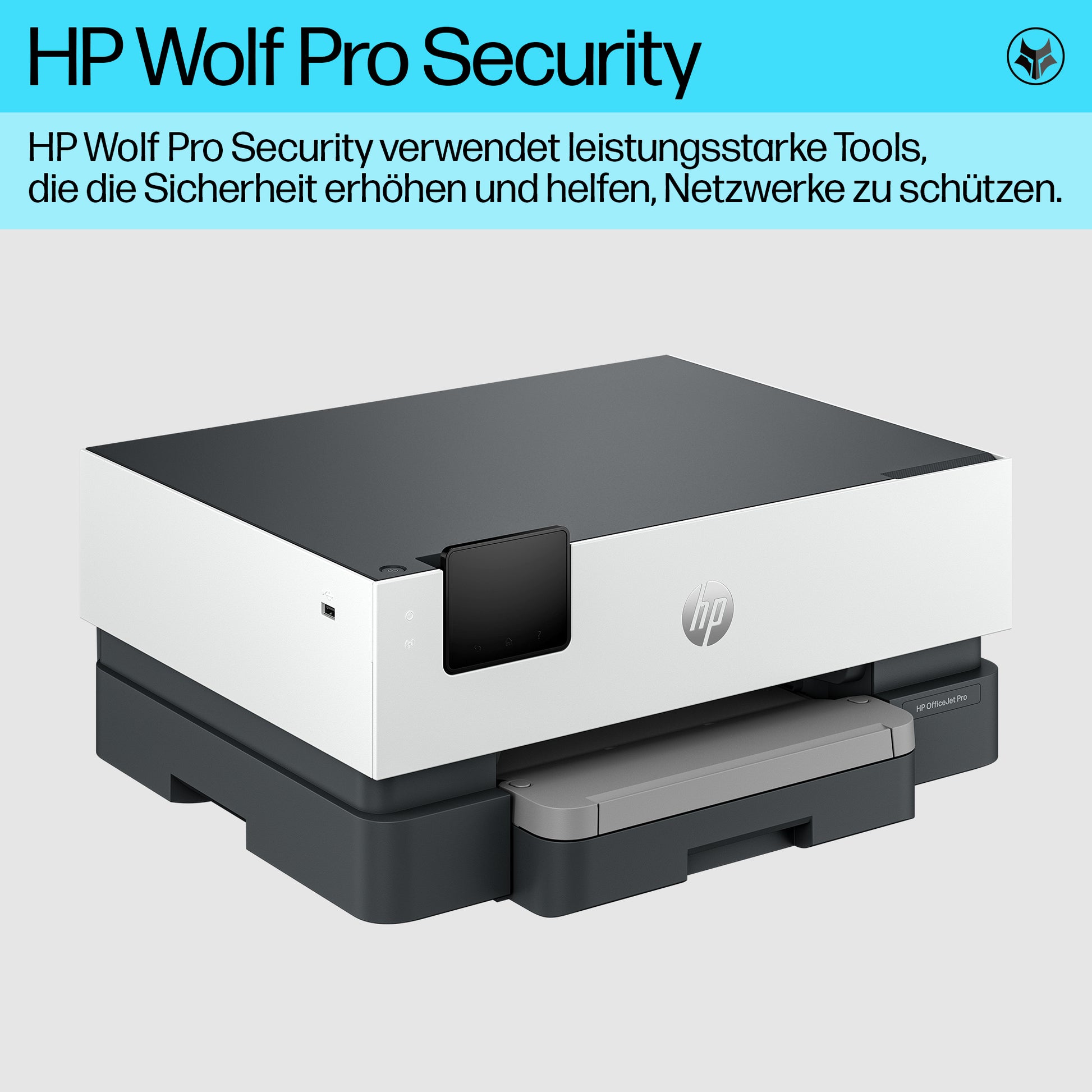 HP OfficeJet Pro 9110b – Farbdrucker, A4, Duplex, USB 2.0, LAN, WLAN