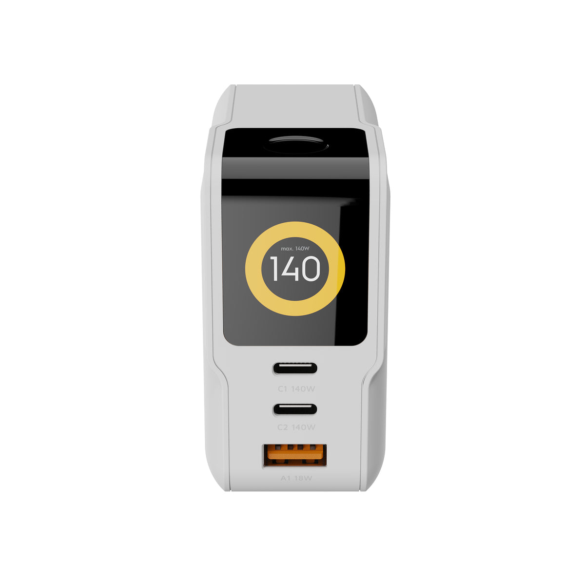 Xtorm NextGen XECNG1400 USB-Ladegerät 140 W – USB-C×2, USB-A×1 – PD, QC 3.0, GaN – Weiss