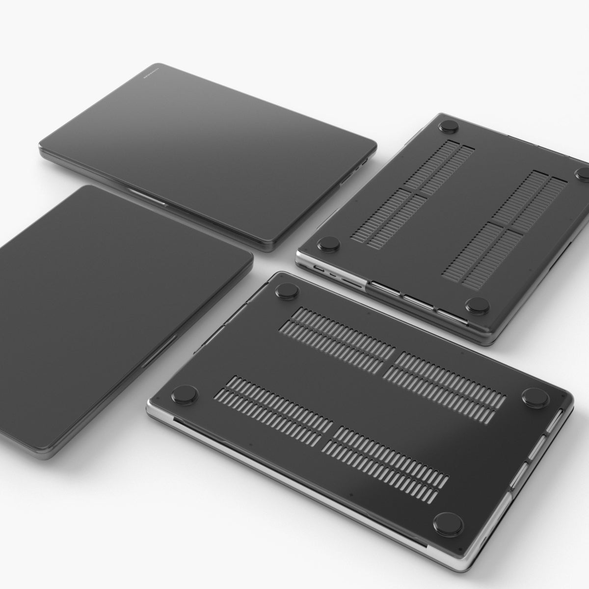 Vonmählen Notebook-Schutzhülle für MacBook Pro 14" – Transparent/Schwarz