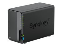 Synology DS224+ – 2-Bay Desktop NAS – Intel Celeron J4125, 2 GB RAM, für 2,5"/3,5" HDD/SSD, SATA