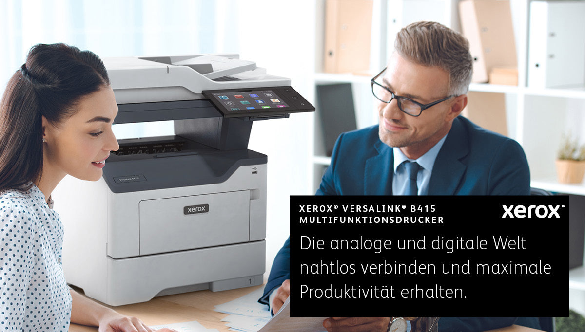 Xerox VersaLink B415 – SW-Laser-Multifunktionsdrucker, A4, 4-in-1, Duplex, ADF, LAN, AirPrint