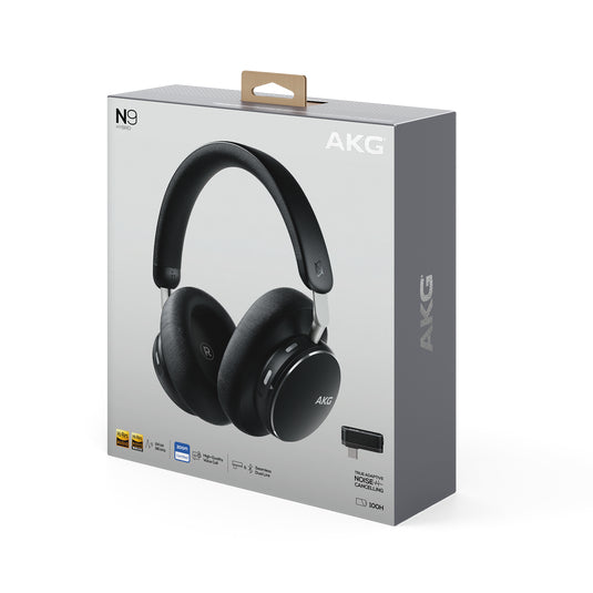 AKG N9 – Over-Ear Kopfhörer – Bluetooth 5.3, ANC – Schwarz – bis 100 h