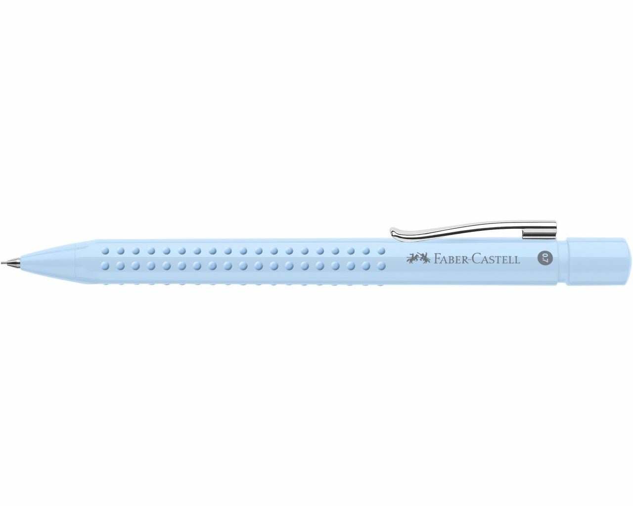 Faber-Castell Grip 2010 Druckbleistift – 0,7 mm – Hellblau – Anti-Minenbruch – 1er-Pack