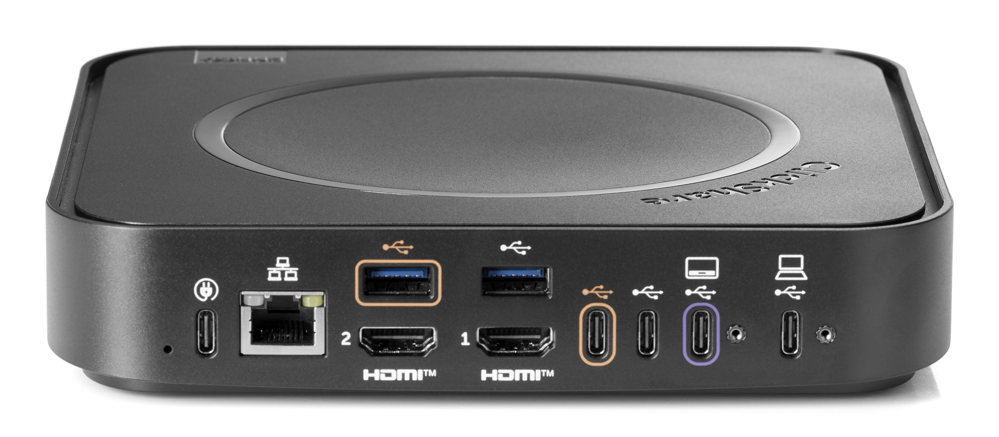 Barco ClickShare Hub Pro Video – Drahtloses Präsentationssystem – 5K, 2× Button, HDMI, Schwarz