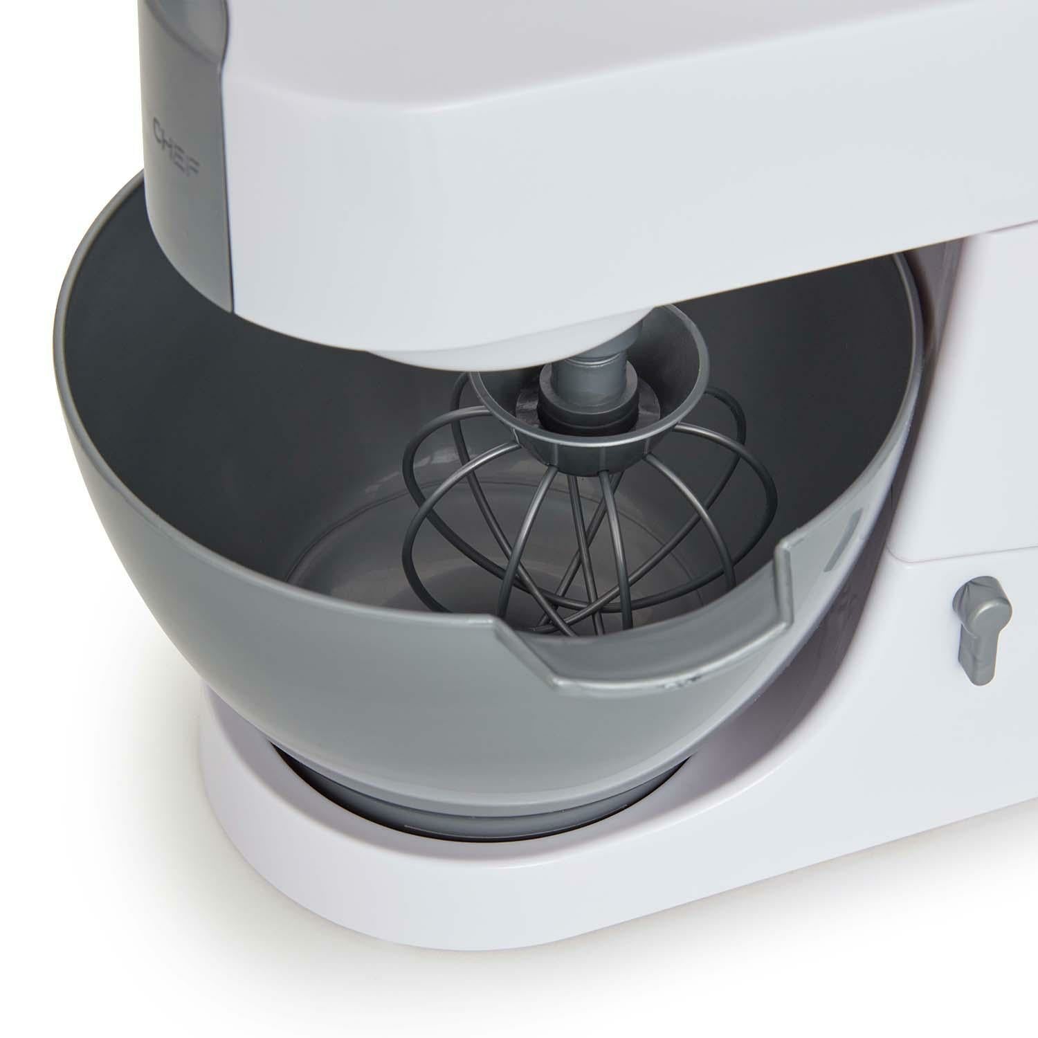 Casdon Spielzeug-Mixer – 2 Batterien (AA) – 15,5 × 19,5 × 26,0 cm – ab 3 J. – Kunststoff, grau/weiss