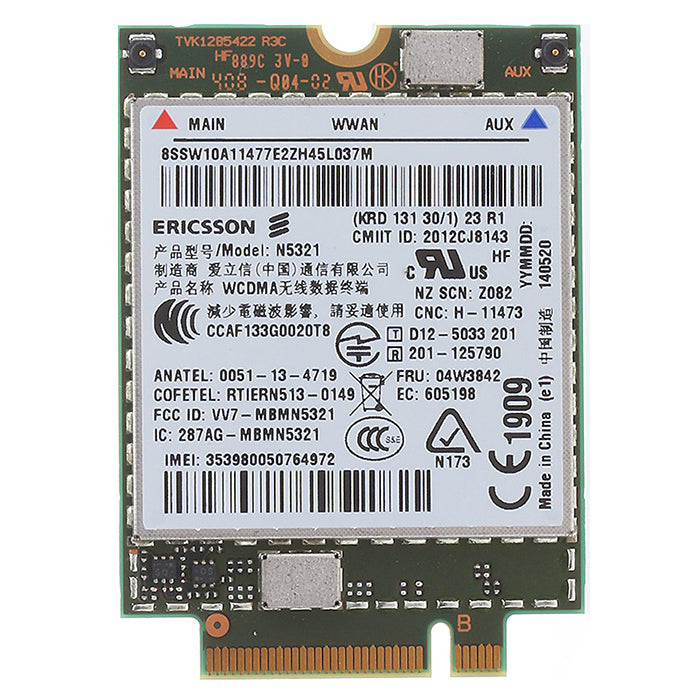 Lenovo FRU04W3842 WLAN-Karte – für ThinkPad T431s, ThinkPad X230s