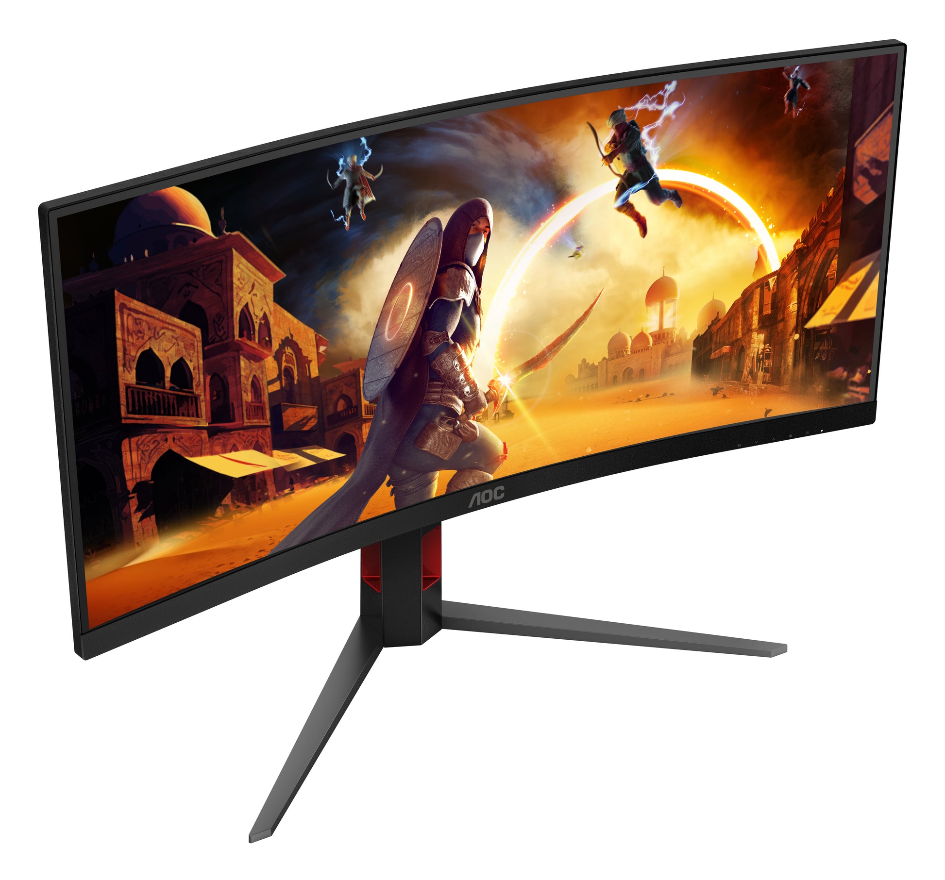 AOC CU34G4 – 34" Gebogener 1500R, 3440 × 1440 (UWQHD), VA, 180 Hz, HDR10