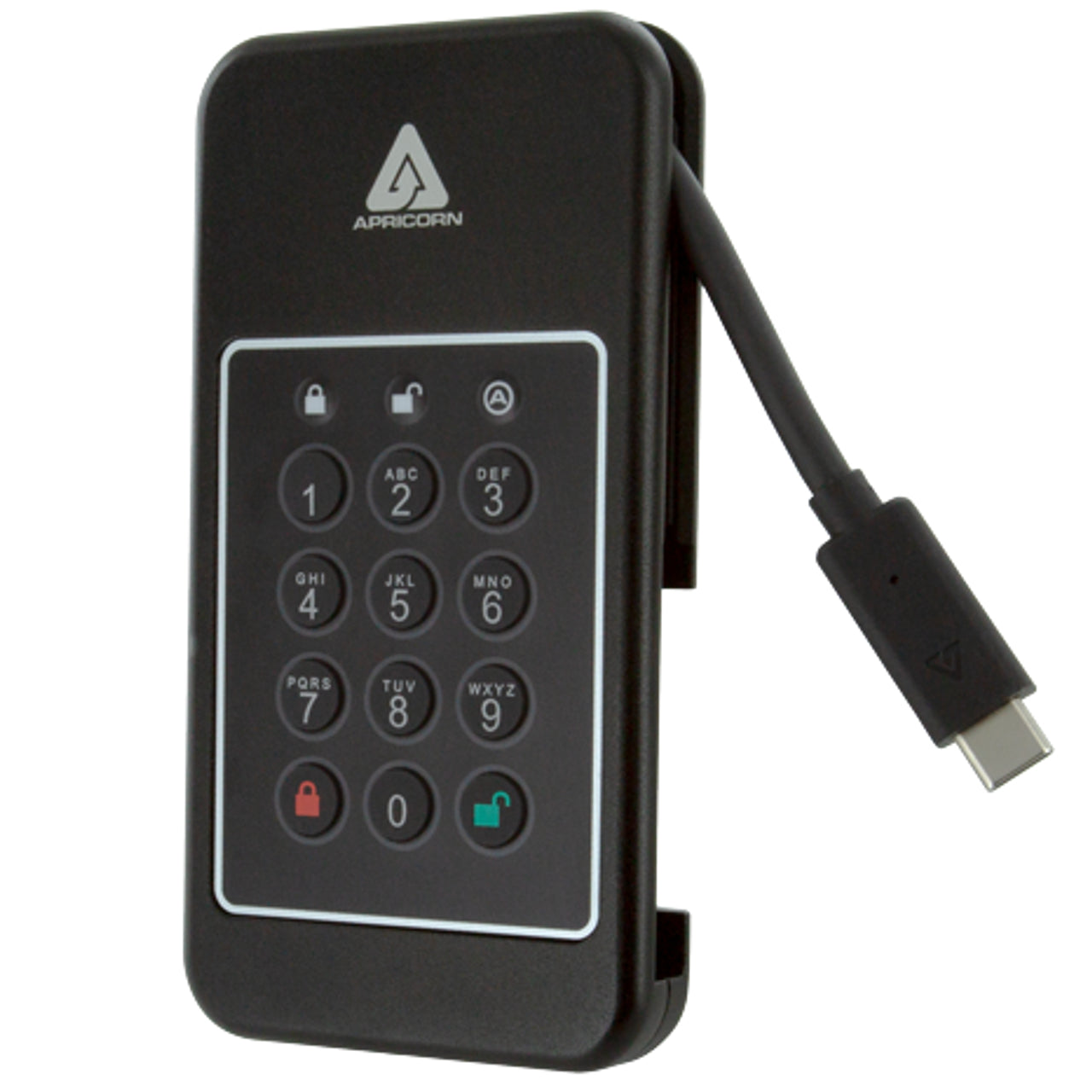 Apricorn Aegis NVX – NVMe SSD, USB-C 3.2 Gen 1, 1000 MB/s, IP68