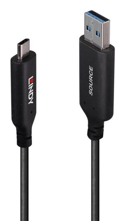 Lindy USB-A-zu-USB-C-Kabel – USB 3.2 Gen 1, geschirmt, 10 m