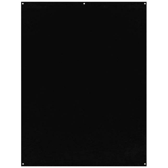 Westcott X-Drop Pro Hintergrundstoff – 2134 × 1524 mm, Polyester – Schwarz