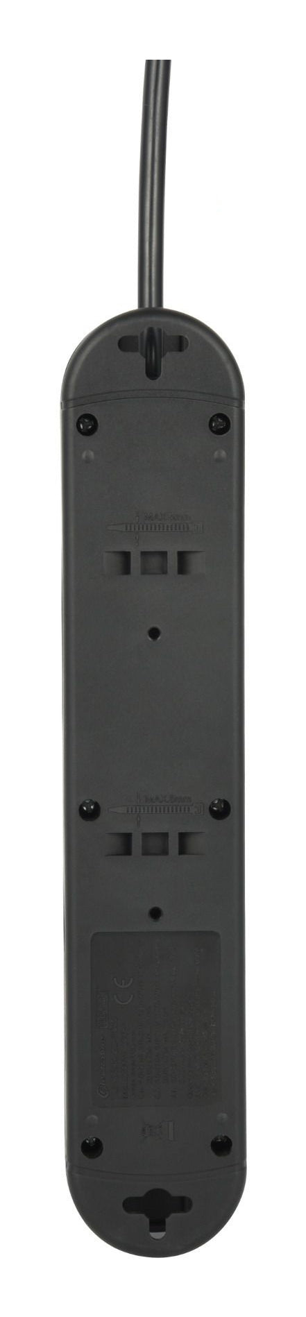 M. Schönenberger Schönenberger ReLife Steckdosenleiste, 3×T13, 1×USB‑A + 2×USB‑C, ohne Schalter, 1,8 m Kabel – schwarz