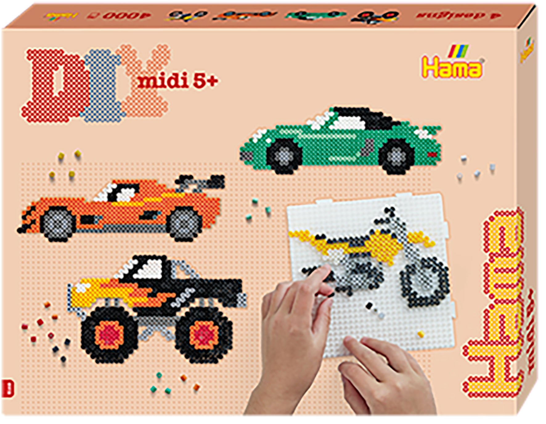 Hama Bügelperlen-Set Midi – 4000 Perlen – ab 5 Jahren