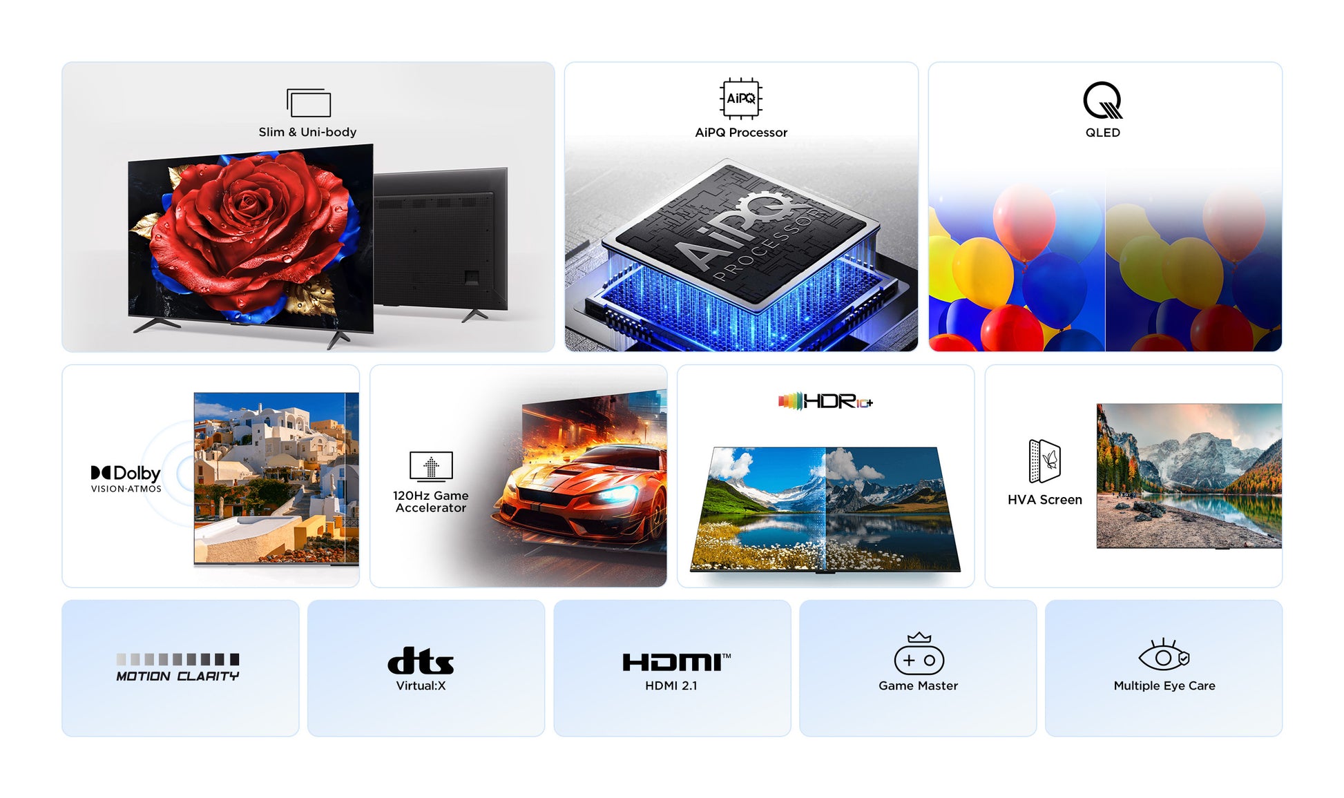TCL 75P7K – 75" QLED UHD 4K, Google TV, Dolby Vision (2025)