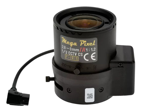 Axis 5800-671 Objektiv – CS-Mount – 2,8–8 mm f/1,2, P-Iris – für Q1604/14, P1355/57