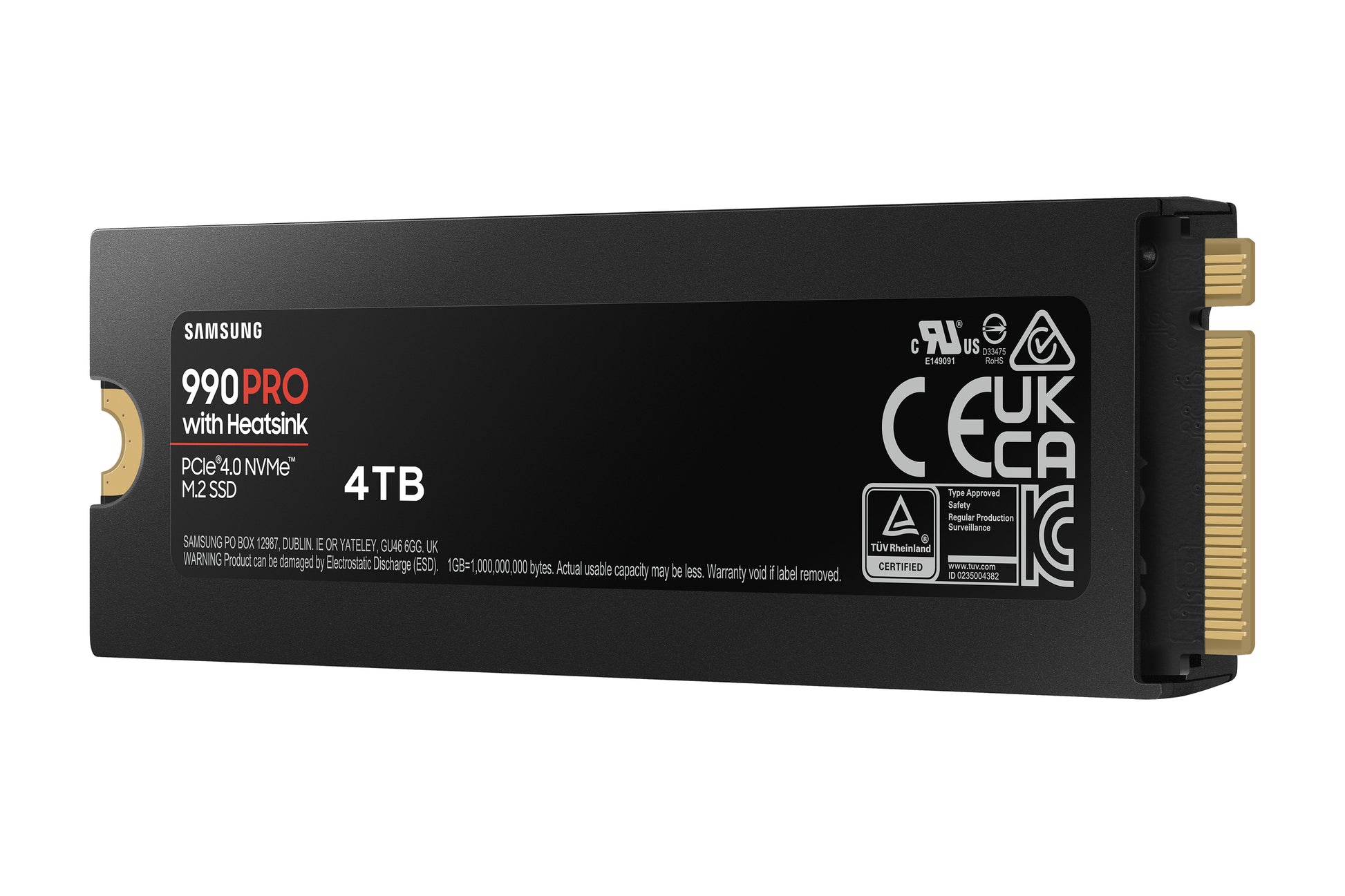 Samsung 990 Pro – M.2 2280, PCIe 4.0, NVMe