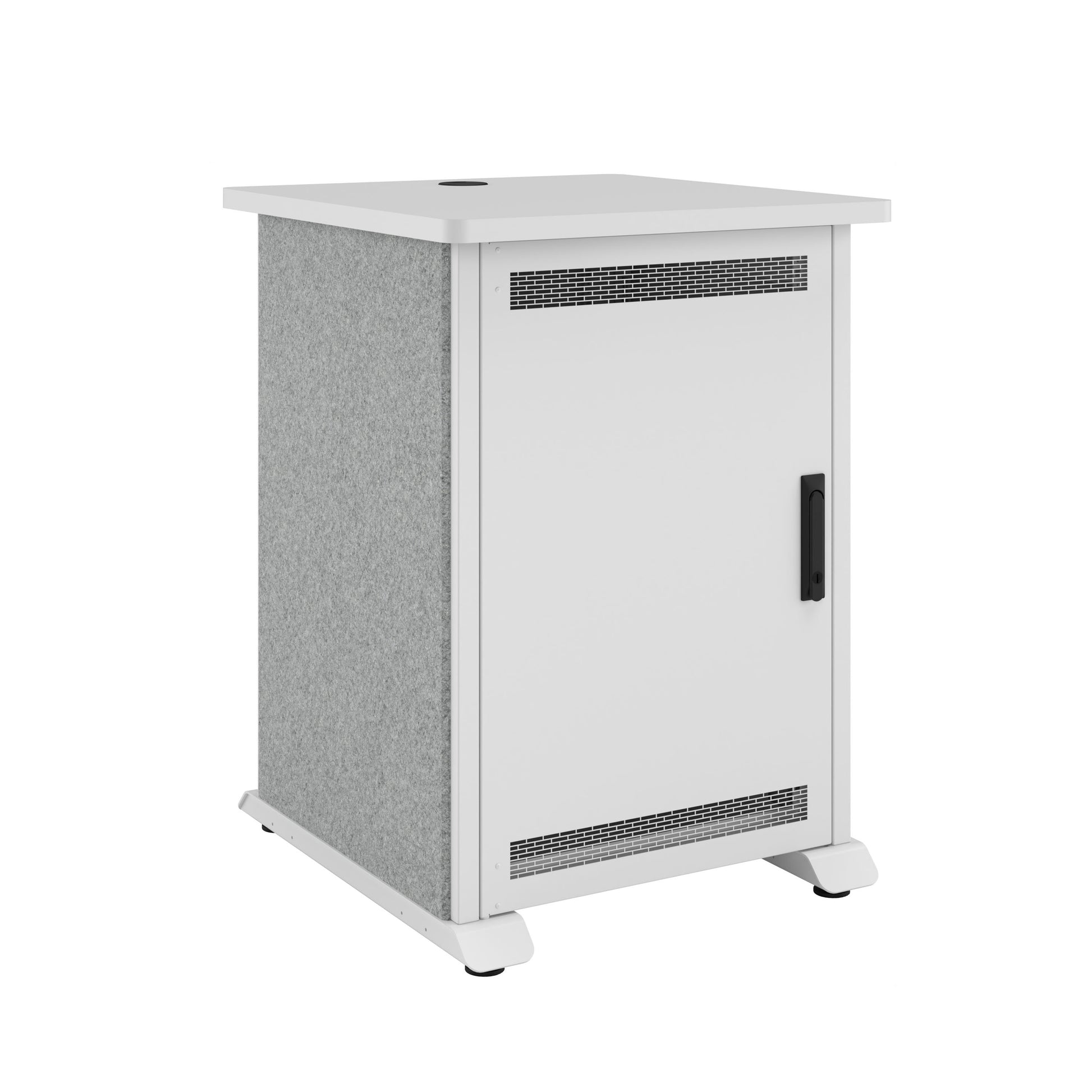 Middle Atlantic FMR-1227D8WS – Freistehendes Rack-Gestell, 12U, 27" Tiefe, Grau/Silber