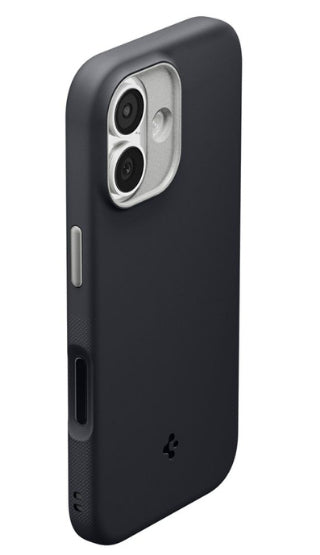 Spigen Ultra Hybrid MagFit Backcover – für Apple iPhone 17, PC+TPU, Transparent/Weiss, bis 1,2 m Sturzsicher