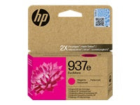 HP 937eXL Magenta Tintenpatrone (Original) – 1'650 Seiten – für OfficeJet 9110b/9120 – 4S6W7NE