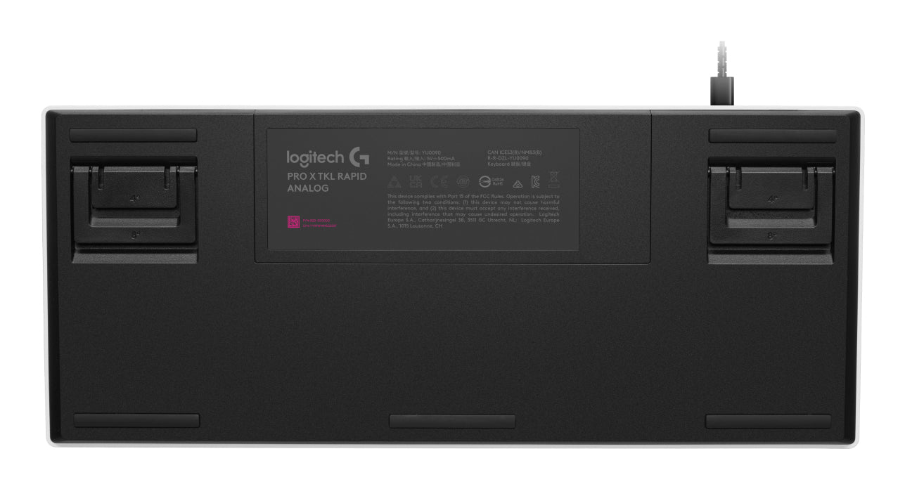 Logitech G PRO X TKL Rapid – Tastatur TKL – mechanisch – USB‑A – QWERTZ (DE) – beleuchtet – Weiss