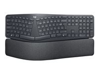 Logitech ERGO K860 – Tastatur, FR-Layout (FR), ergonomisch, Dunkelgrau