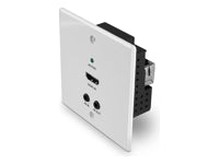 Lindy HDBaseT-Transmitter (UK Wandplatte), HDMI, 4K60, bis 70 m, IR/RS-232