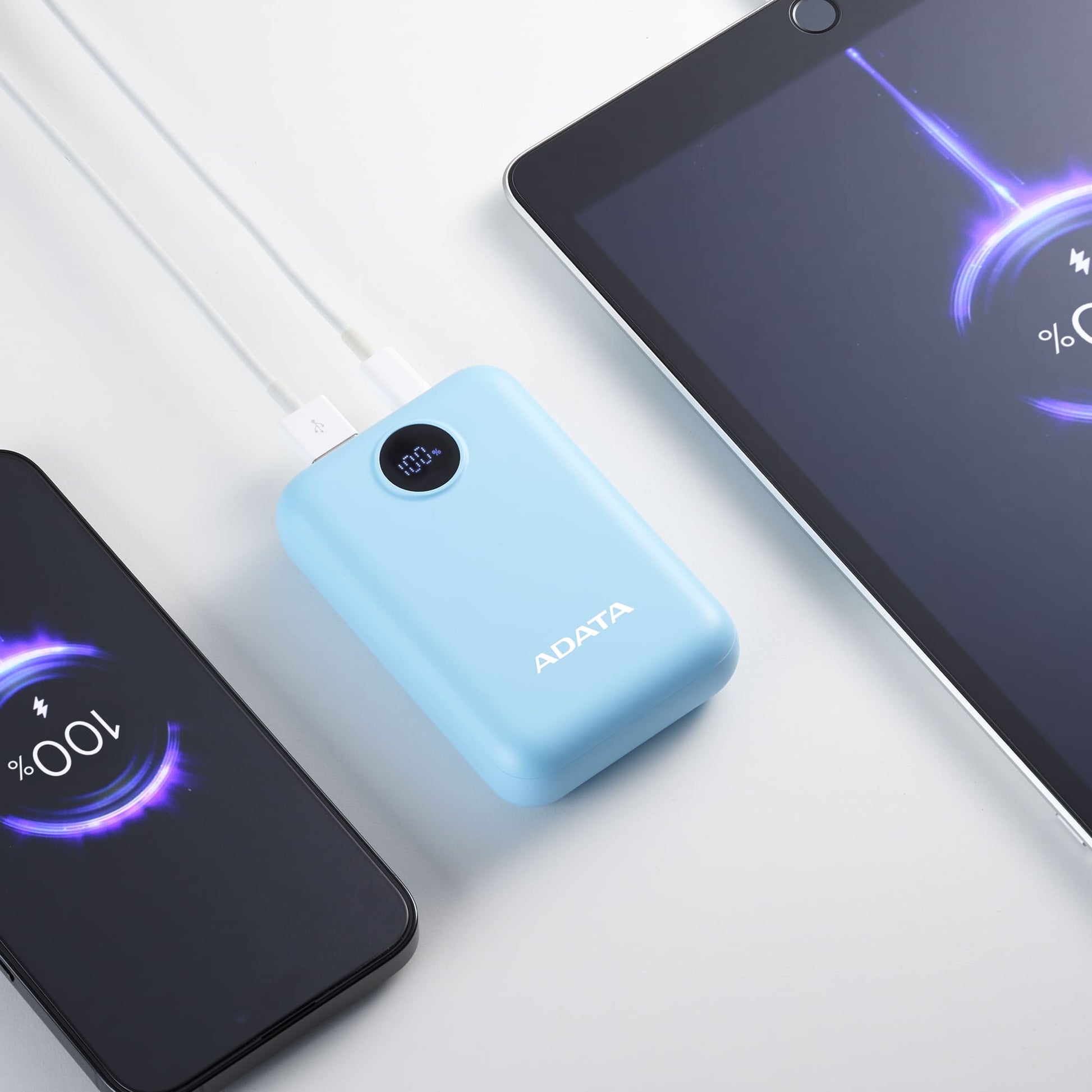 ADATA Powerbank – 10'000 mAh, Weiss