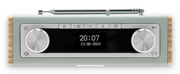 Roberts Radio Roberts Rambler Uno – DAB-/Internetradio – Portabel – DAB+, Akkubetrieb – Himmelblau
