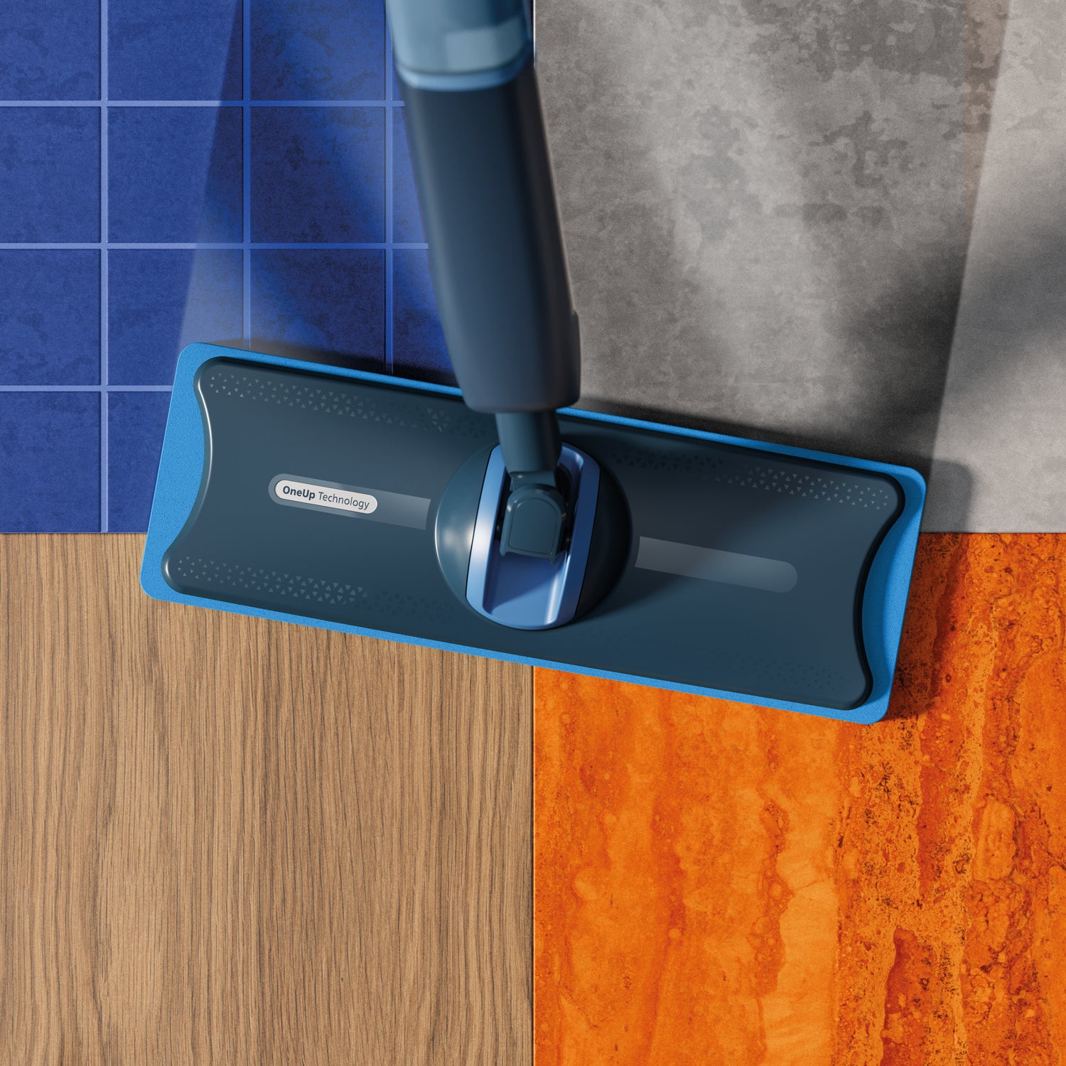 Philips Reinigungsgerät OneUp 5000 XV5113/01 – 0,281 l Frischwassertank – 70 min Laufzeit – Blau