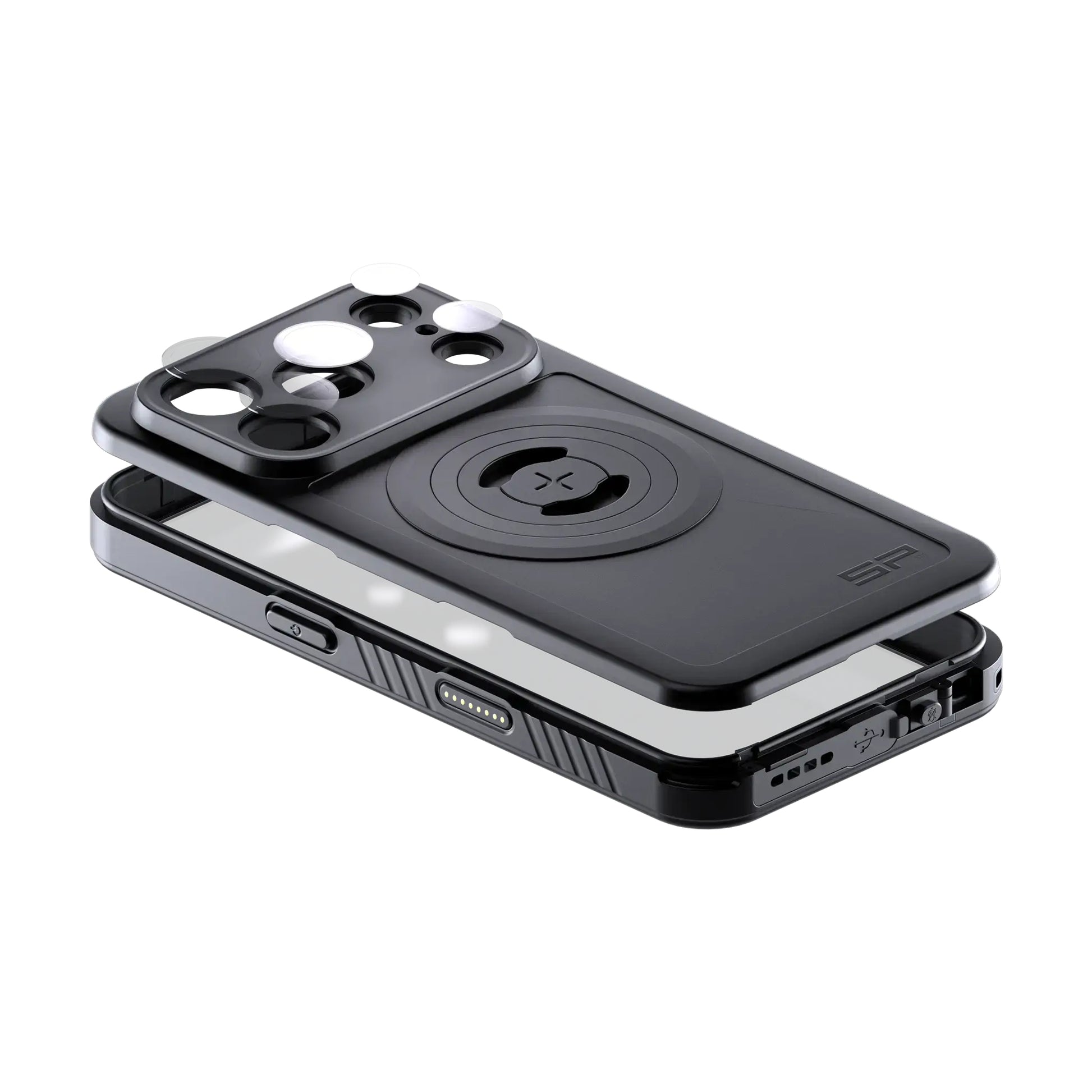 SP Connect Xtreme SPC+ Backcover – für Apple iPhone 17 Pro – MagSafe, Kunststoff, Schwarz