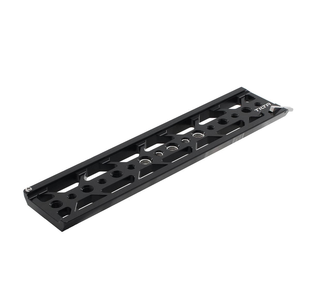 Tilta TT-C16-BLK Schwalbenschwanzplatte – Aluminium, 254 × 63,5 × 12,7 mm – 1/4" & 3/8" – Schwarz