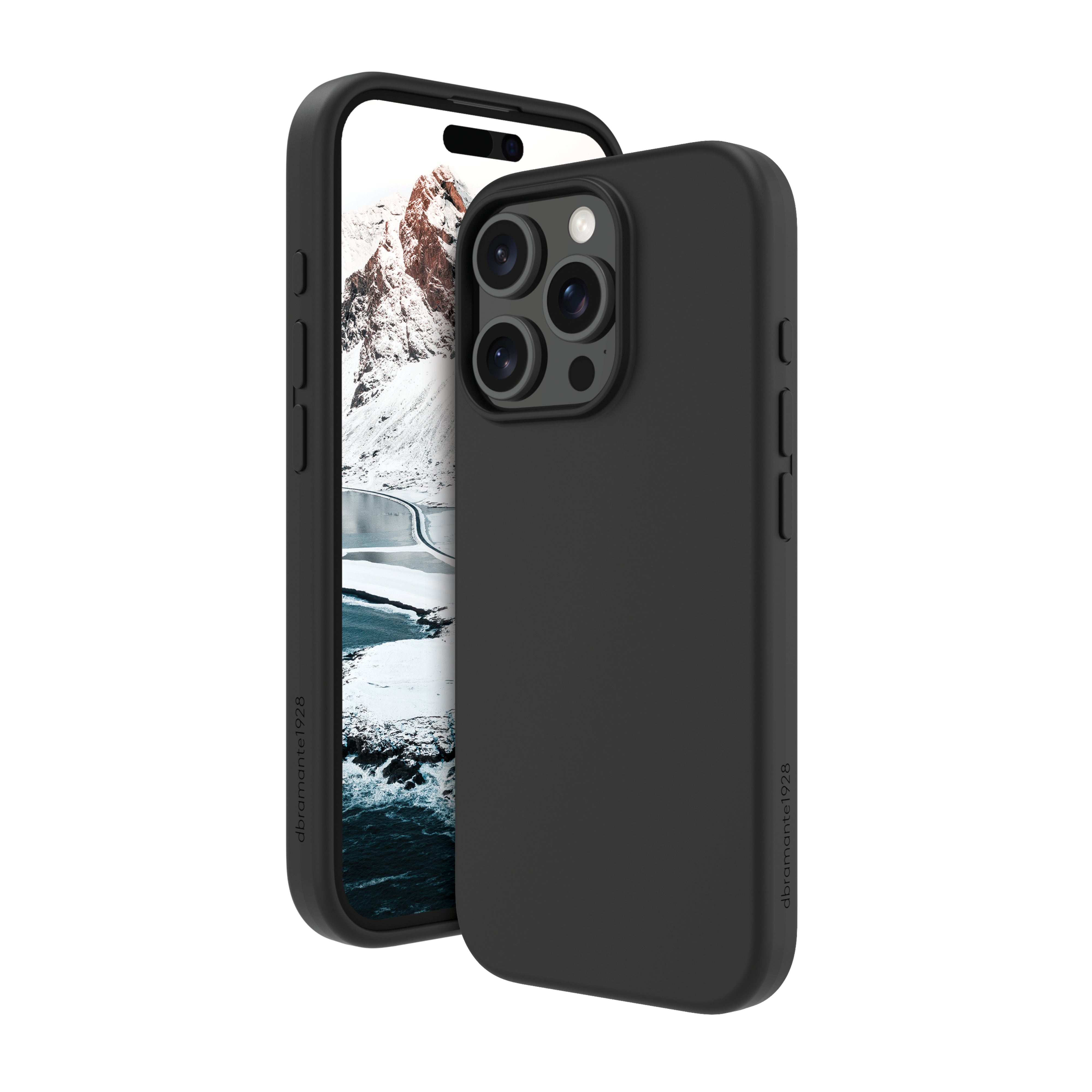 dbramante1928 Costa Rica Backcover – für Apple iPhone 16 Pro, Kunststoff+Silikon, Night Black