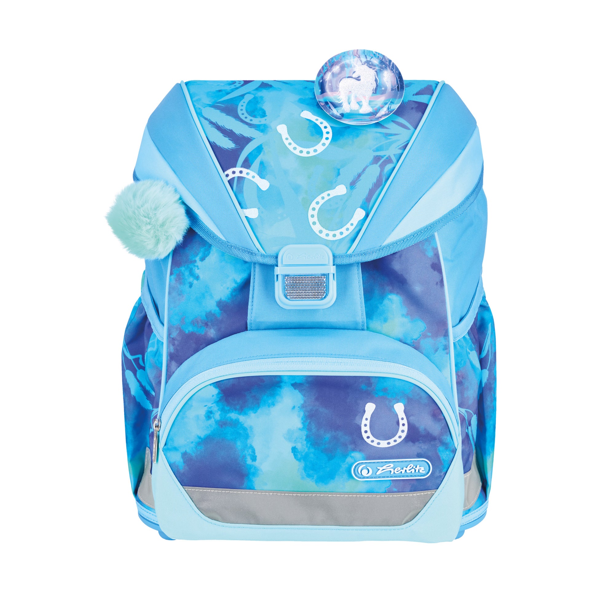 Herlitz UltraLight XL Plus – Schulrucksack-Set, Lucky Horse, 22 l, 32×39×25 cm