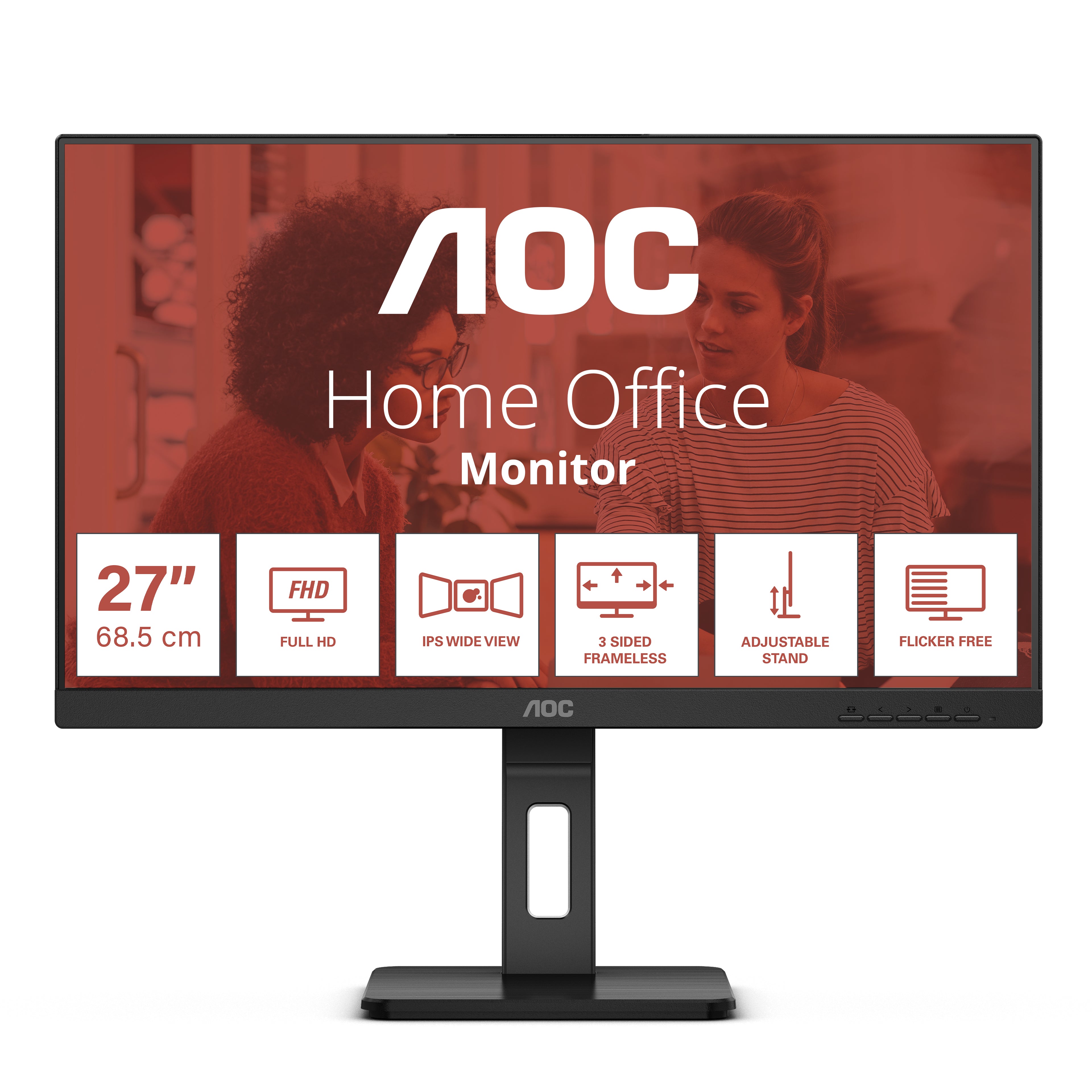 AOC 27E3QAF – 27" Full HD IPS 75 Hz – Lautsprecher, HDR