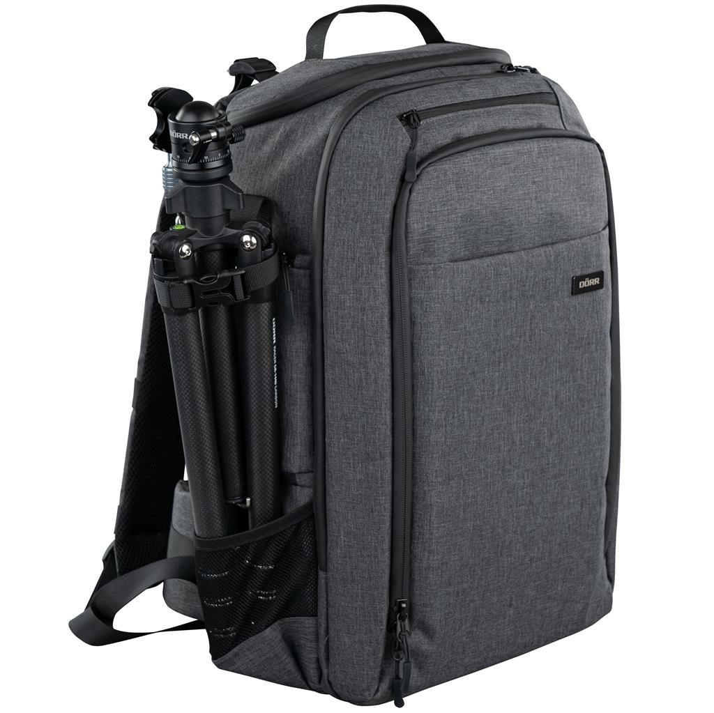 Dörr Prag Pro Kamerarucksack – Polyester, 20 l, 150 × 290 × 460 mm – Grau