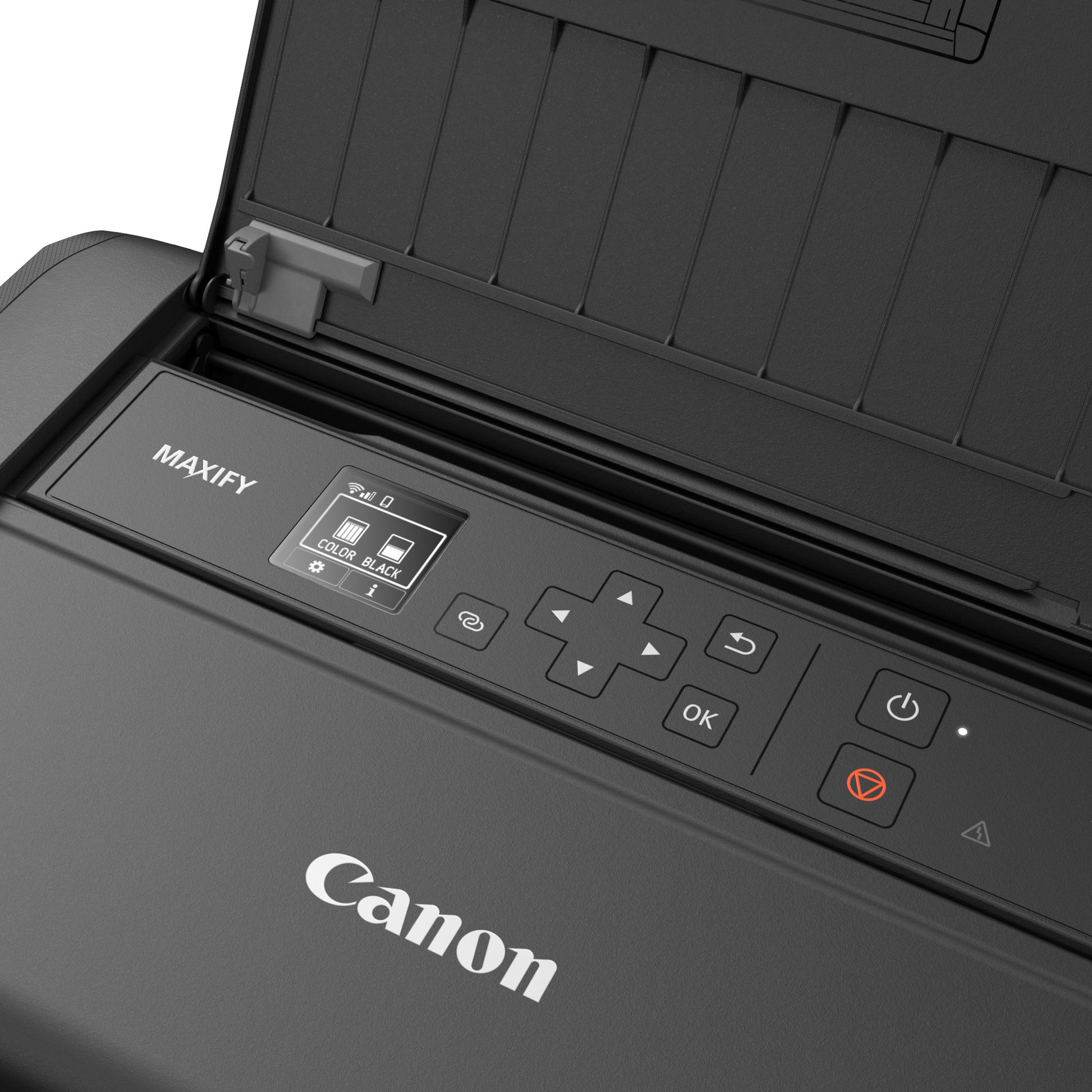 Canon MAXIFY BX110 – Mobildrucker, A4, manueller Duplex, WLAN, USB, inkl. Akku