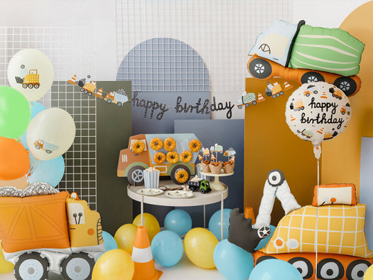 PartyDeco Folienballon Kinderparty – mehrfarbig – 87 × 69 cm – 1 Stk