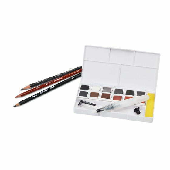 Derwent Professionelles Pigment/Tinte, Bastelfarbe – Mehrfarbig – 12 Farben