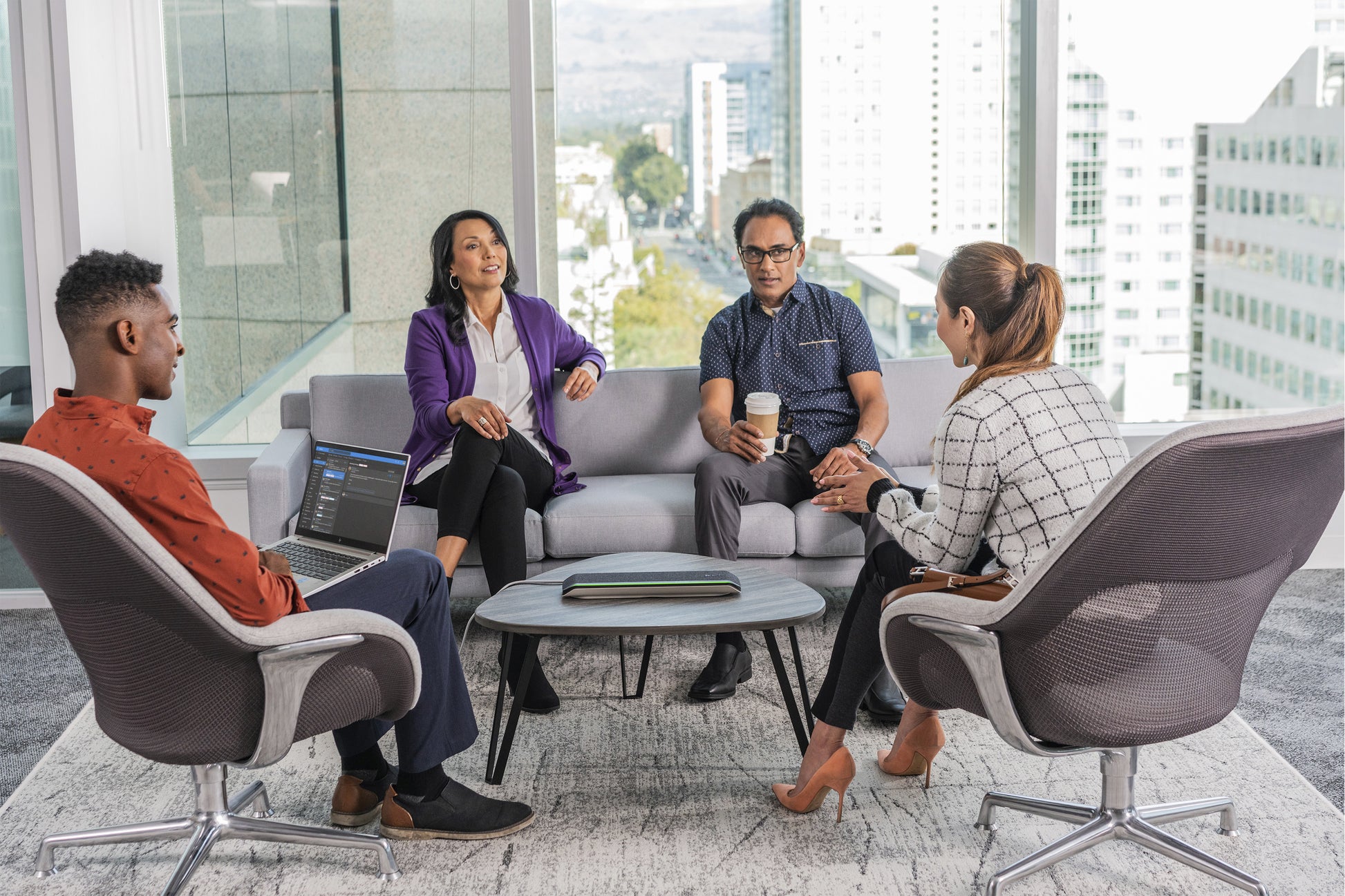 Poly Sync 60 SY60-M Konferenzlautsprecher – USB/Bluetooth, USB-C/A, für Microsoft Teams