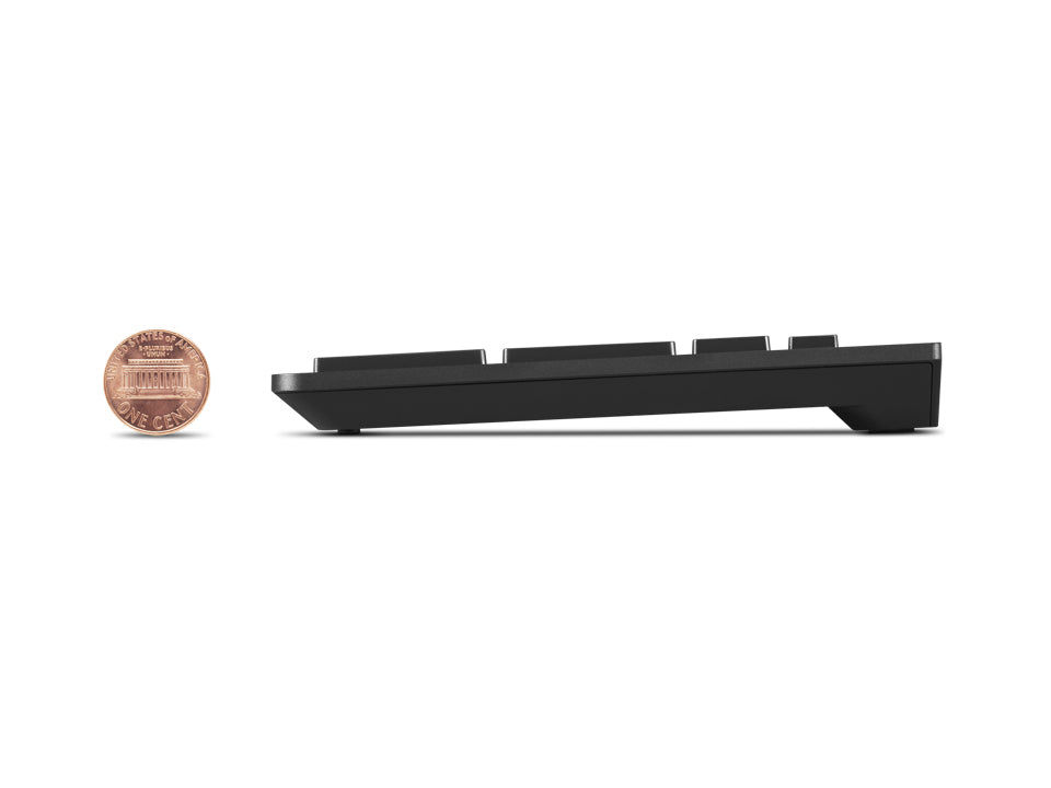 Lenovo Tastatur-Maus-Set – Schere – Bluetooth & 2,4 GHz (USB-A Empfänger) – QWERTZ (DE) – Schwarz