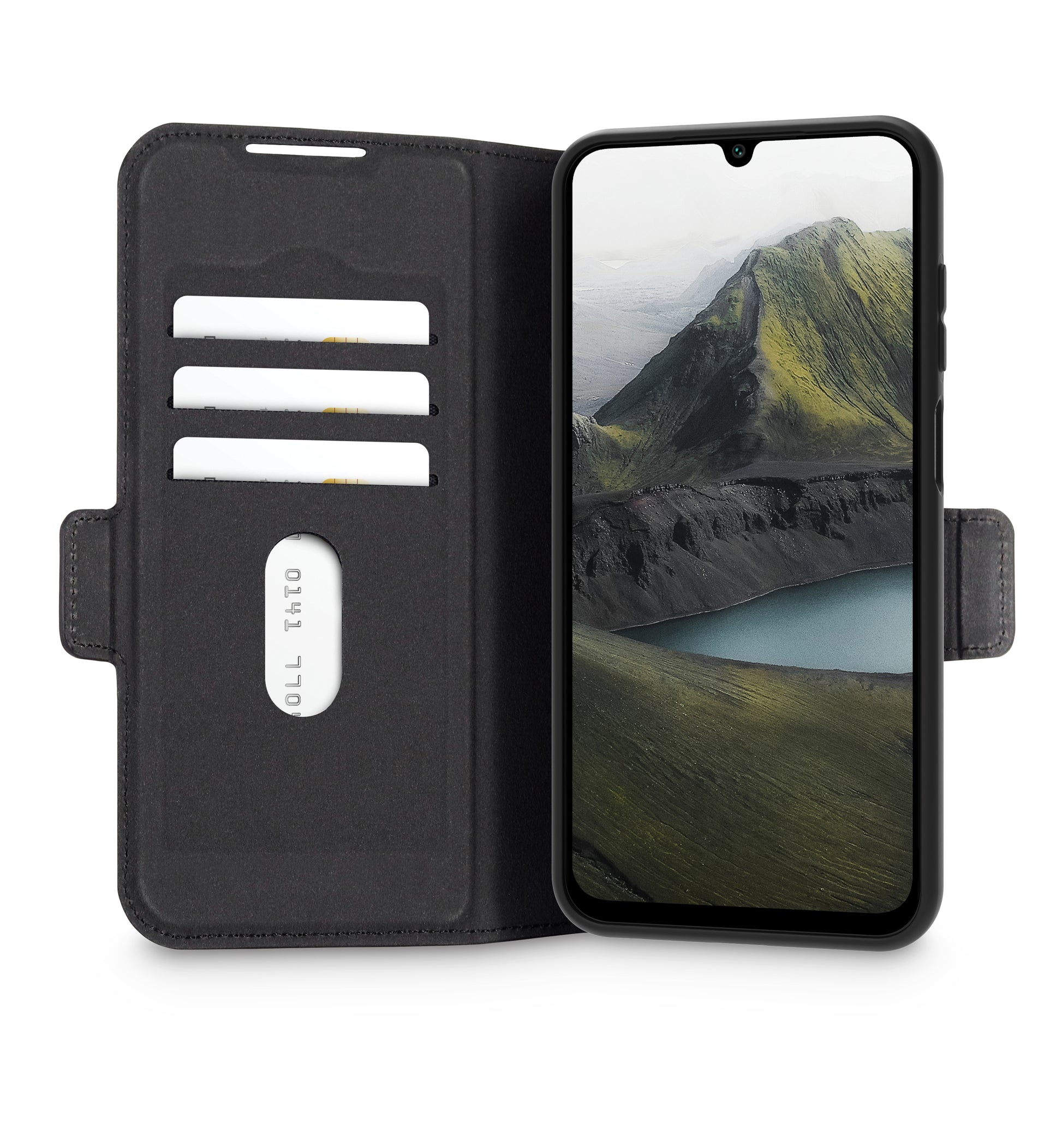 dbramante1928 Oslo Pro – Folio – für Samsung Galaxy A26 5G – MagSafe, 3 Kartenfächer, Kunststoff, schwarz