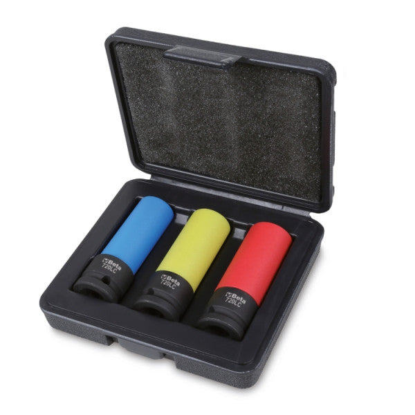 Beta Stecknuss-Satz 1/2", 17/19/21 mm, 3-teilig, Box, 720LC/C3