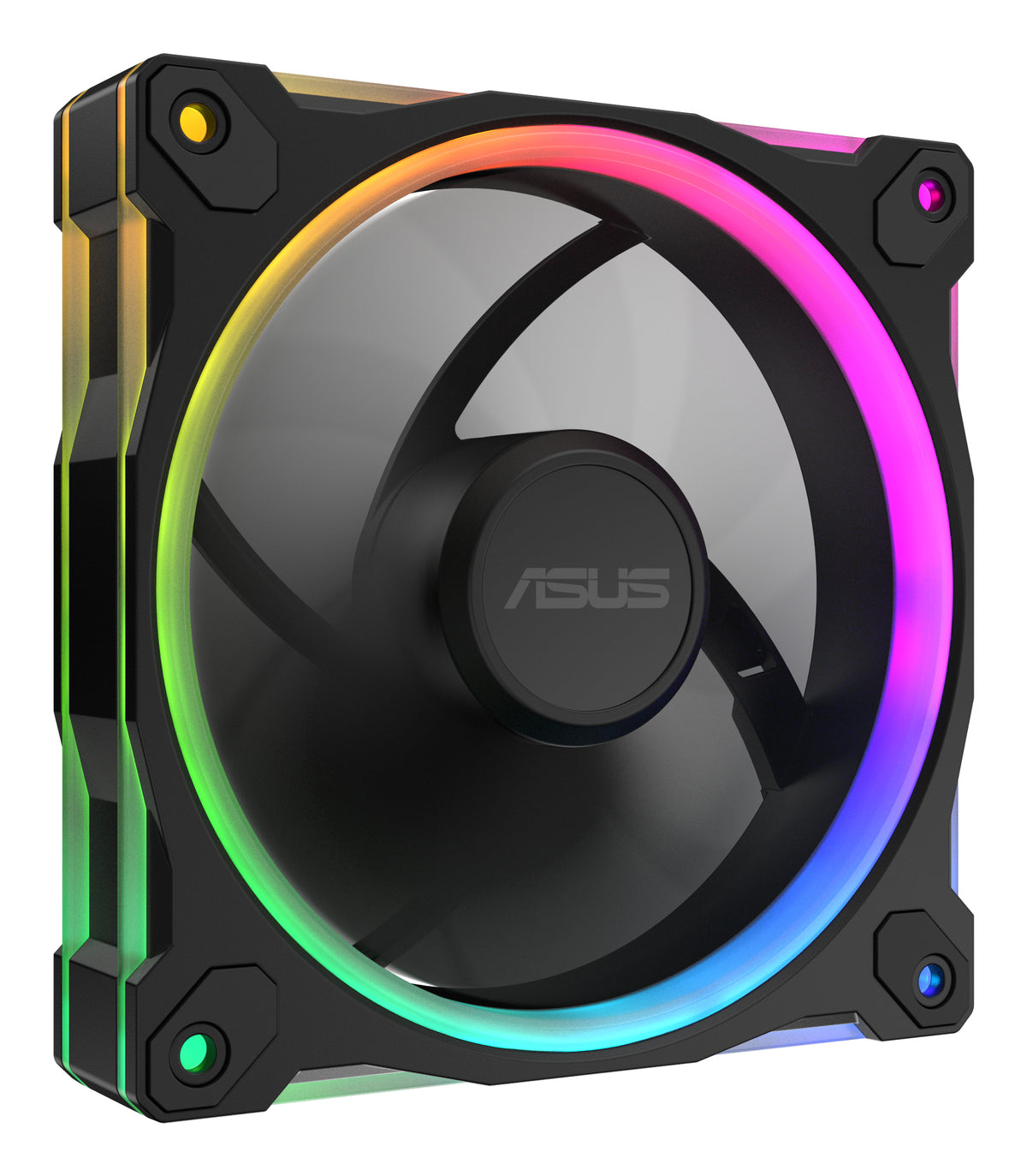 ASUS PRIME MR120 – Lüfter – 120×120×28 mm, PWM, 1600 U/min, 21 dB, ARGB, Schwarz, 1×