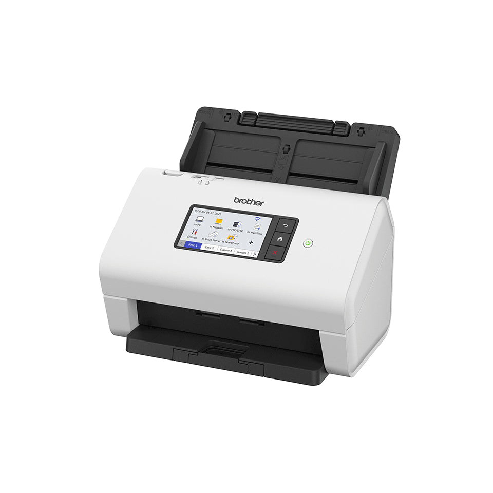 Brother ADS-4900W – Dokumentenscanner, Legal, Duplex, 60 ppm, 600 dpi, ADF 100 Blatt, WLAN, LAN, USB