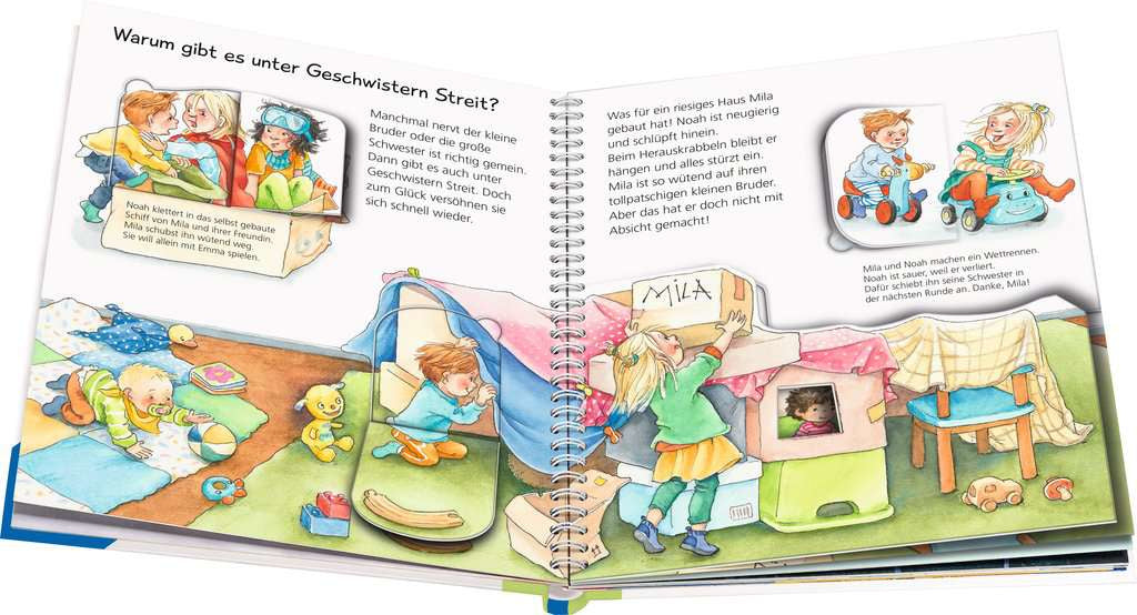 Ravensburger Buch – Wieso? Weshalb? Warum? junior: Wir sind Geschwister (Band 29), 16 Seiten, ab 2 Jahren