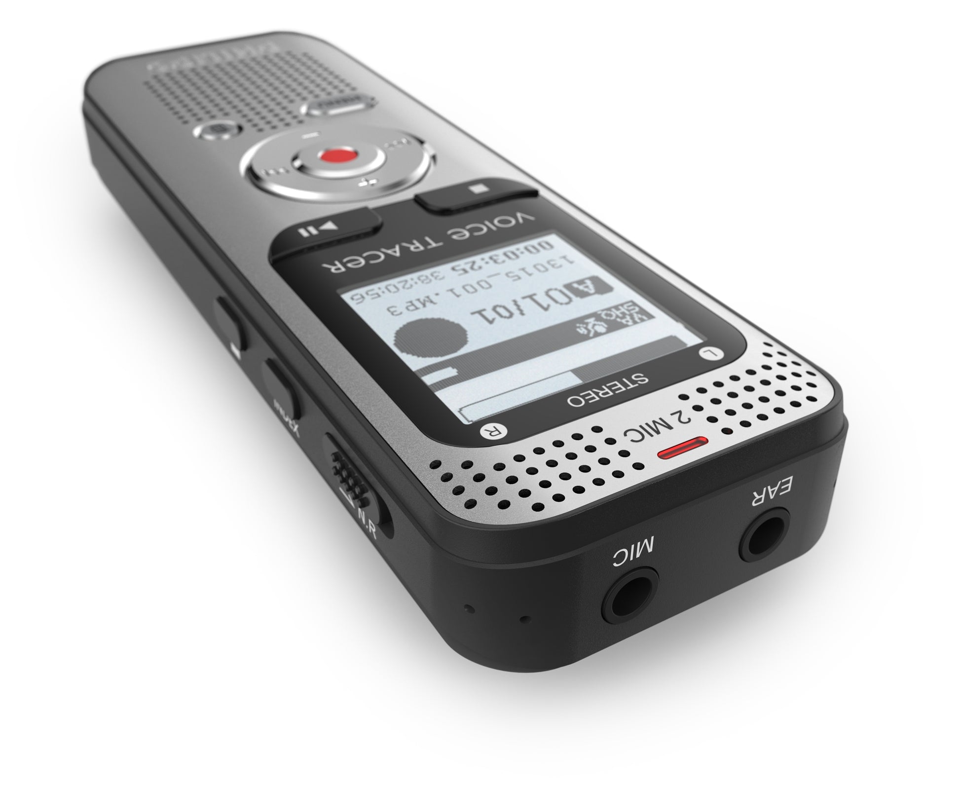 Philips VoiceTracer DVT2015 – Digitales Diktiergerät, bis 2370 h, 8 GB, 3,5 mm